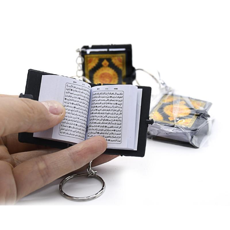 Mini Ark Quran Keychain Nice Book Real Paper Can Read Arabic the Koran Keychain