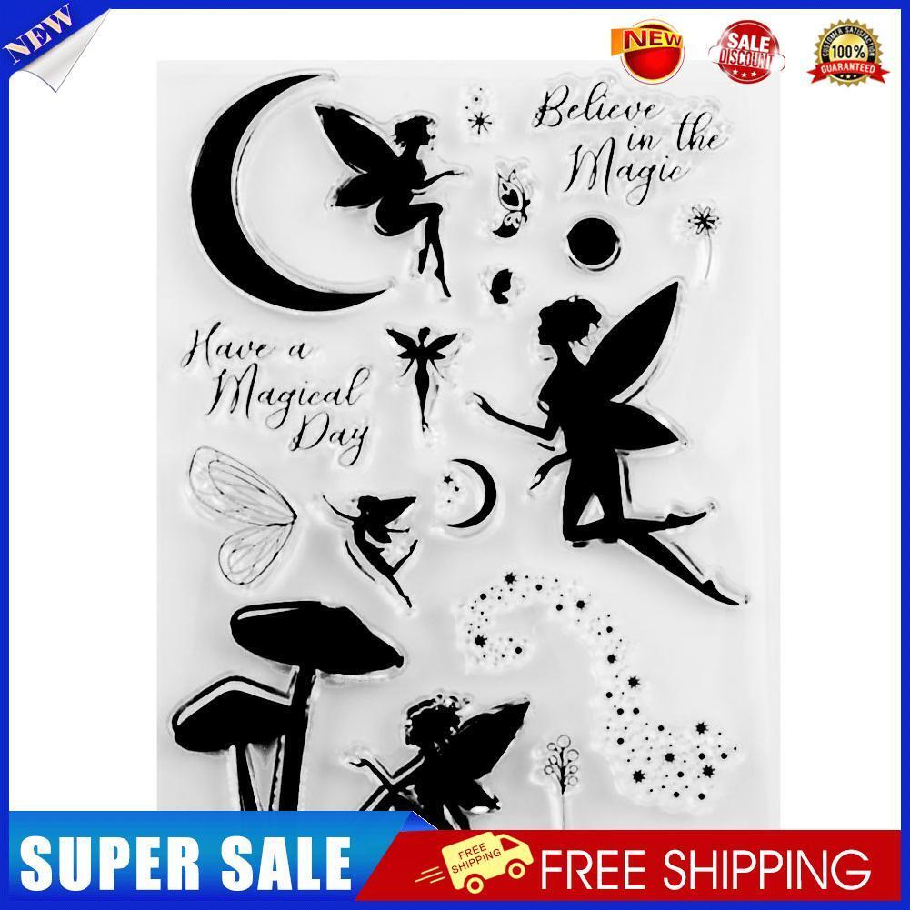 Clear Stamps Fairy Transparent Seal for DIY Scrapbooking Photo Card Making