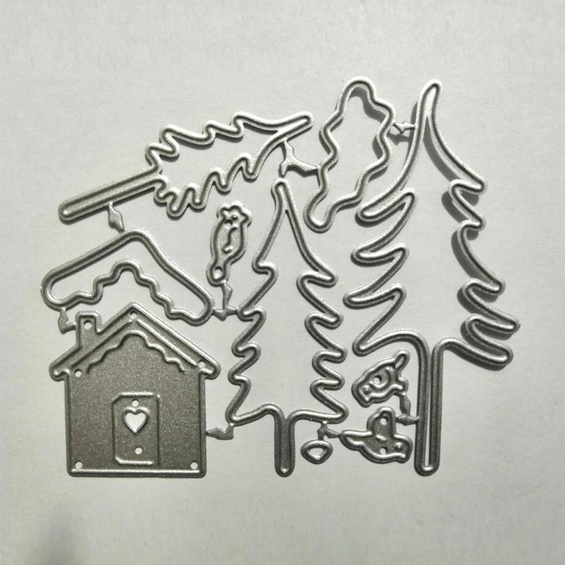 Tree House Cutting Dies Greeting Invitation Greeting Cards Make