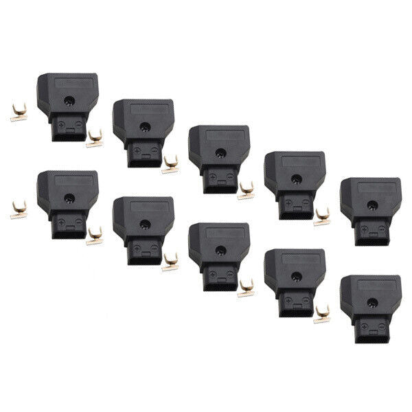10 Pieces D-Tap Connector Male Plug for Anton Camera Batteries Power Supply .