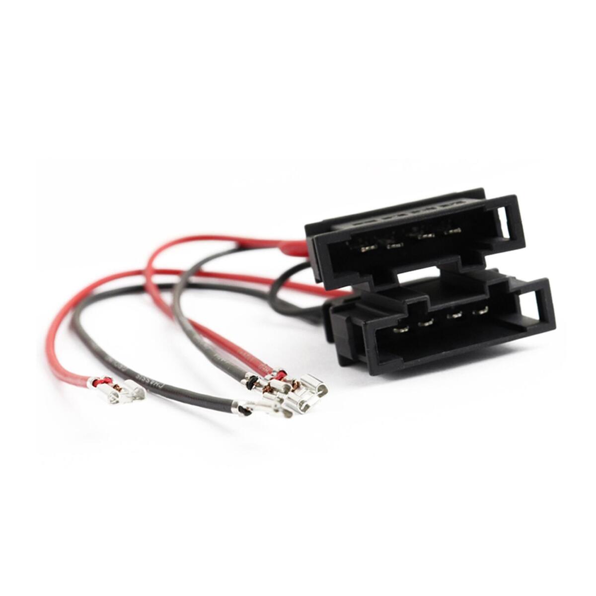 2x Car Speaker Wire Harness Adaptor, Replace Vehicle Connection Cable Connector