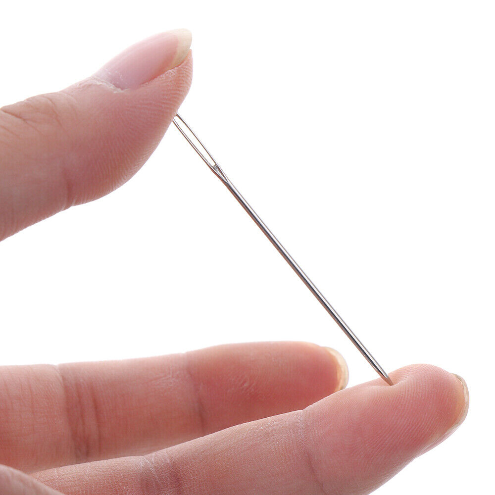 Cross Stitch Hand Sewing Needle Large Eye Needles Mending Craft Sew Pins Kit