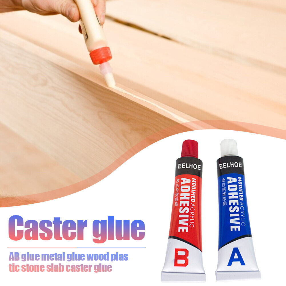2pcs A + B Metal Repairing Adhesive Super Glue Wood Ceramic Casting Glue