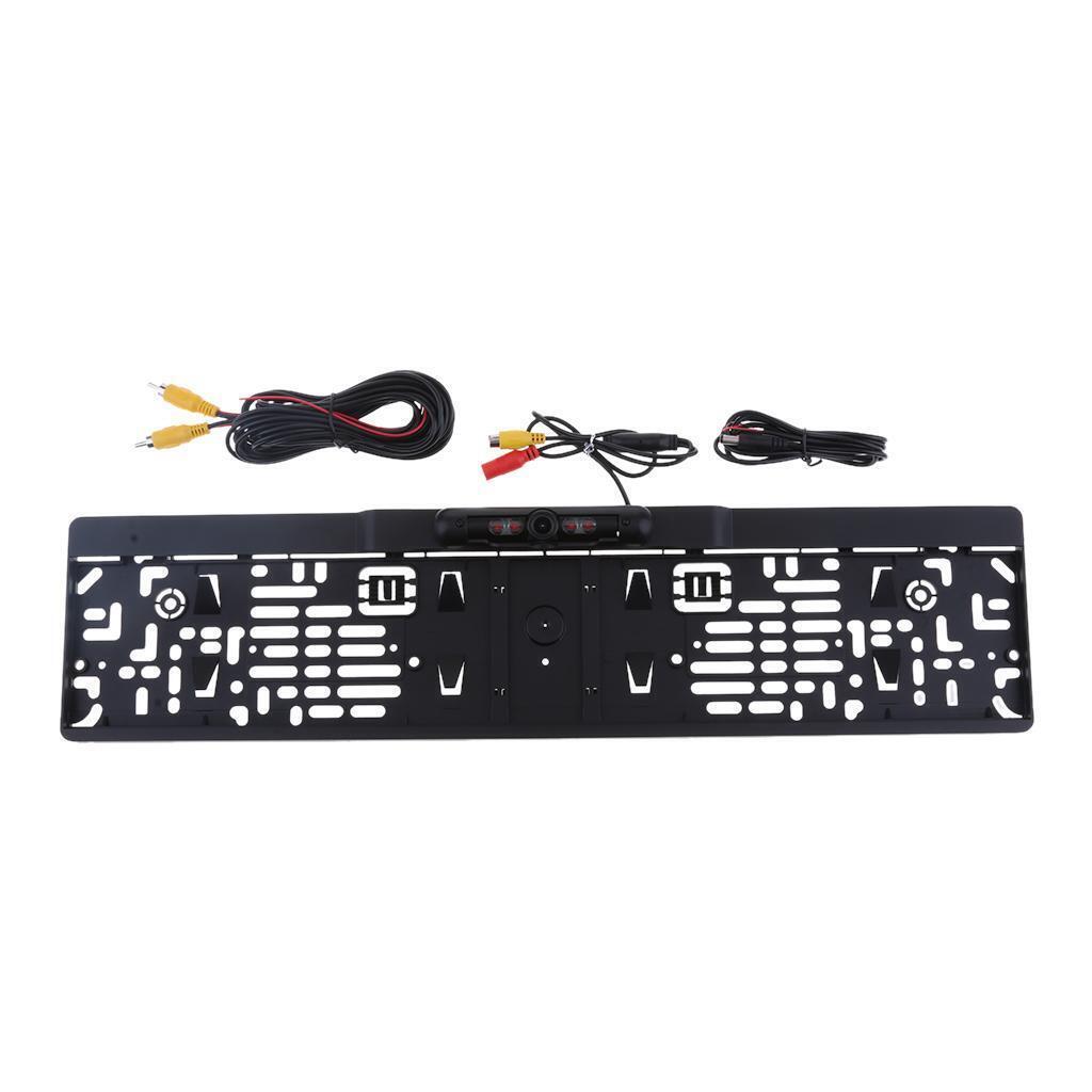 170 degree eu license frame rear view camera rear view camera   4led