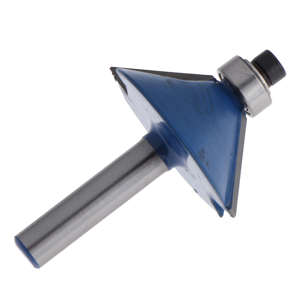 Chamfer  Carpentry Forming Router Bit 1/4" Cutter Tools