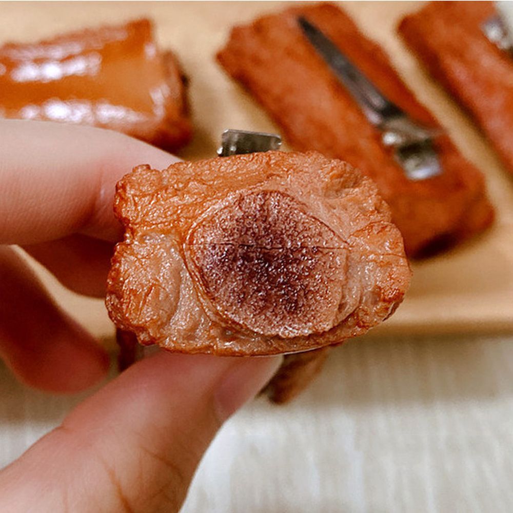 Simulation Food Hair Clip Exaggerated Braised Ribs Hairpins Hair Accessories