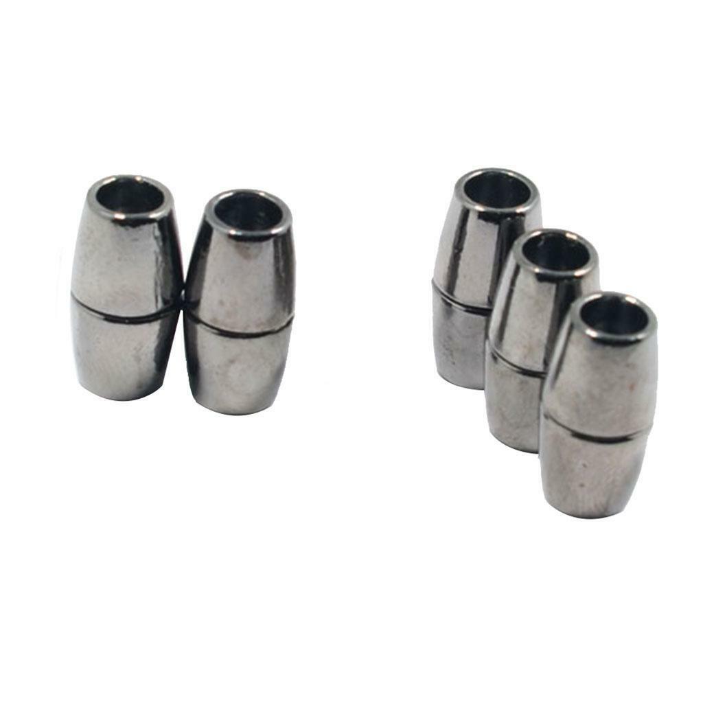 20Pcs  Magnetic Clasps Hooks Cord End Hat for DIY Necklace Jewelry
