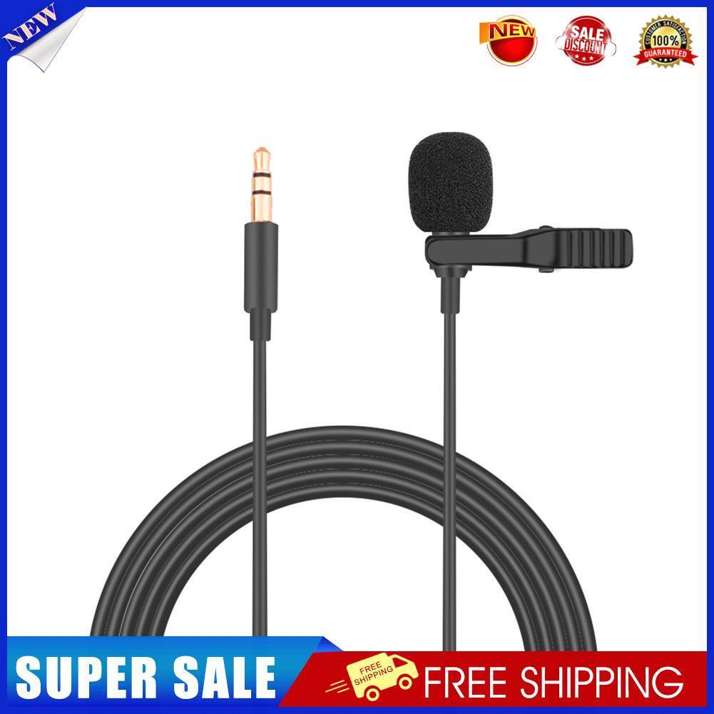 For OSMO ACTION Camera Vlog Video Recording 3.5mm Mini Clip-On Microphone