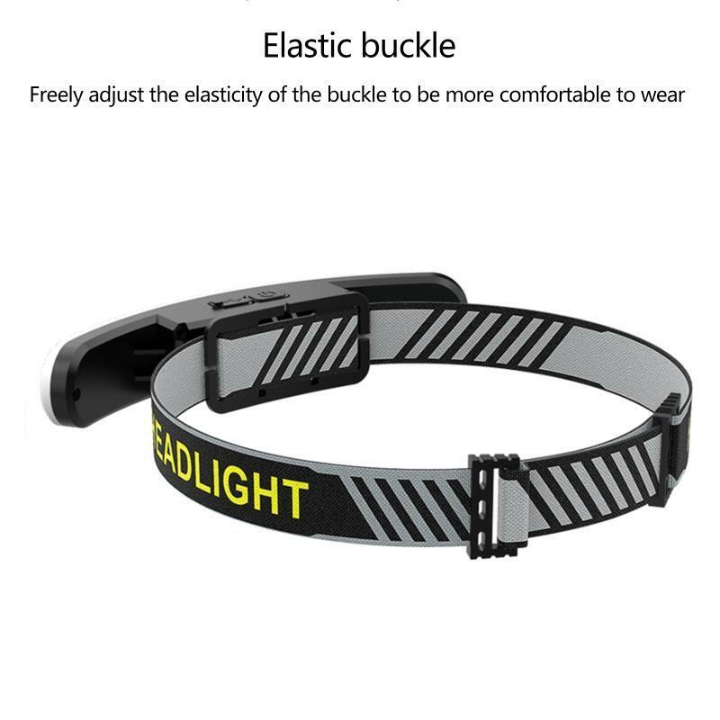 COB LED Headlamp Headlight Flashlight Head Lamp Torch 6 Lighting Mode Work Light