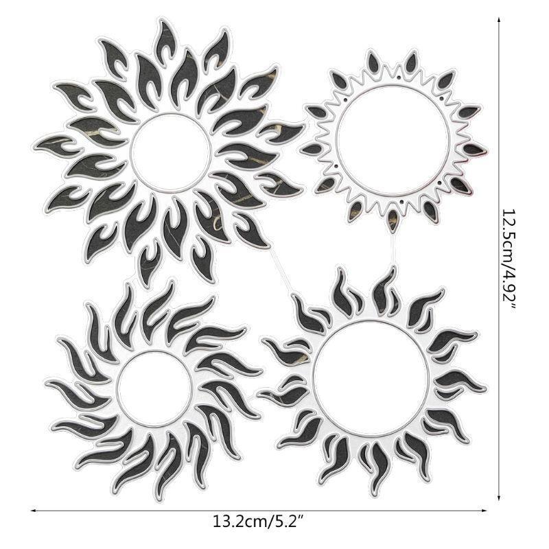 Sun Metal Cutting Dies Stencil DIY Scrapbooking Album Stamp Paper Card Embossing
