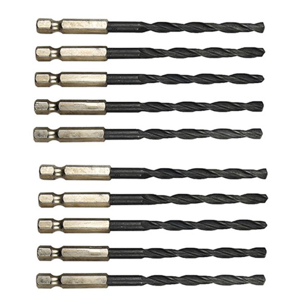 15pcs HSS Hex Shank Drill Bits Set Hexagonal Screw Twist Electric Drills