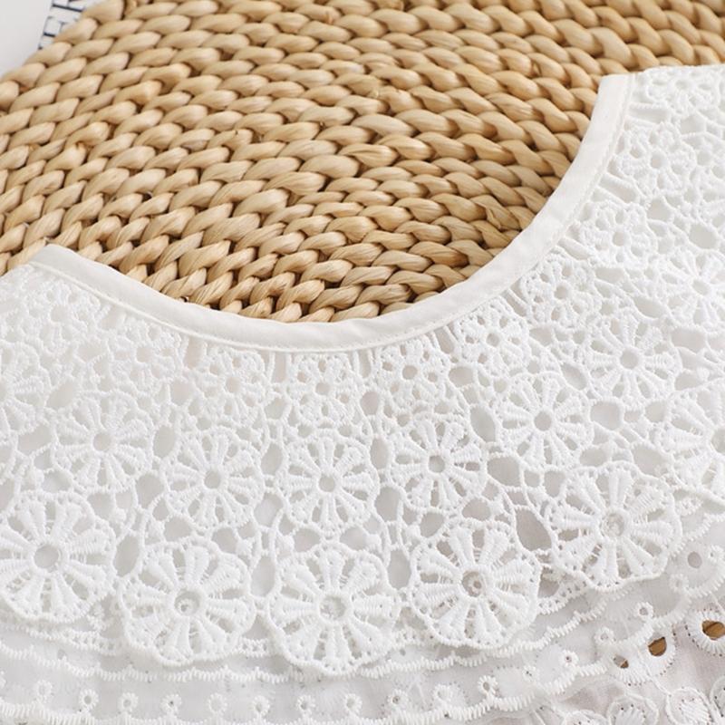 Lace False Collar Hollow Flower Women Faux Collar Exquisite Decoration