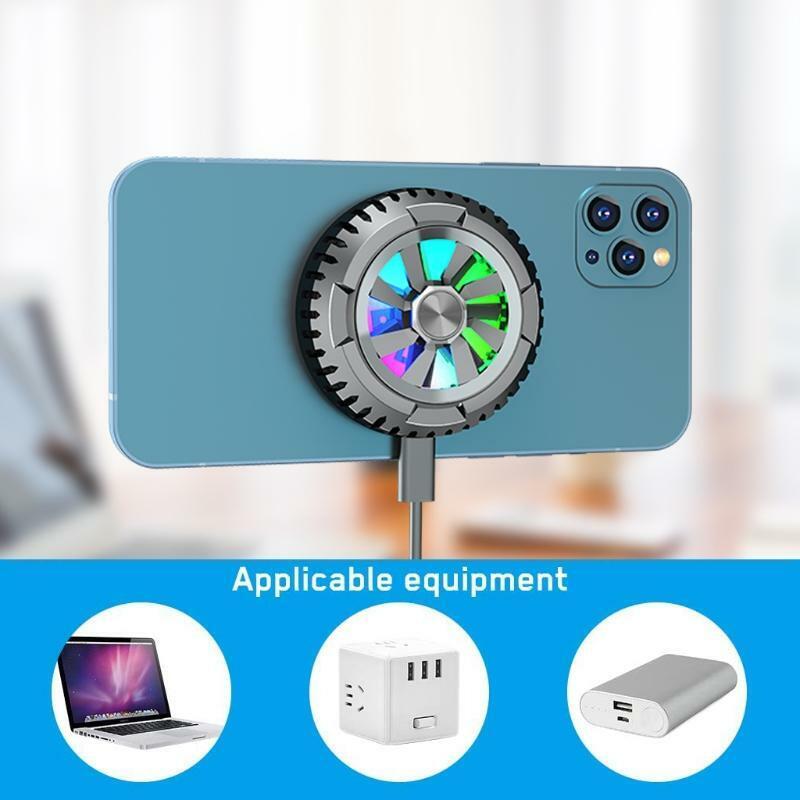 Phone Cooler Active Cooling Fan Phone Radiator Play Games Watch Videos Above 4.5