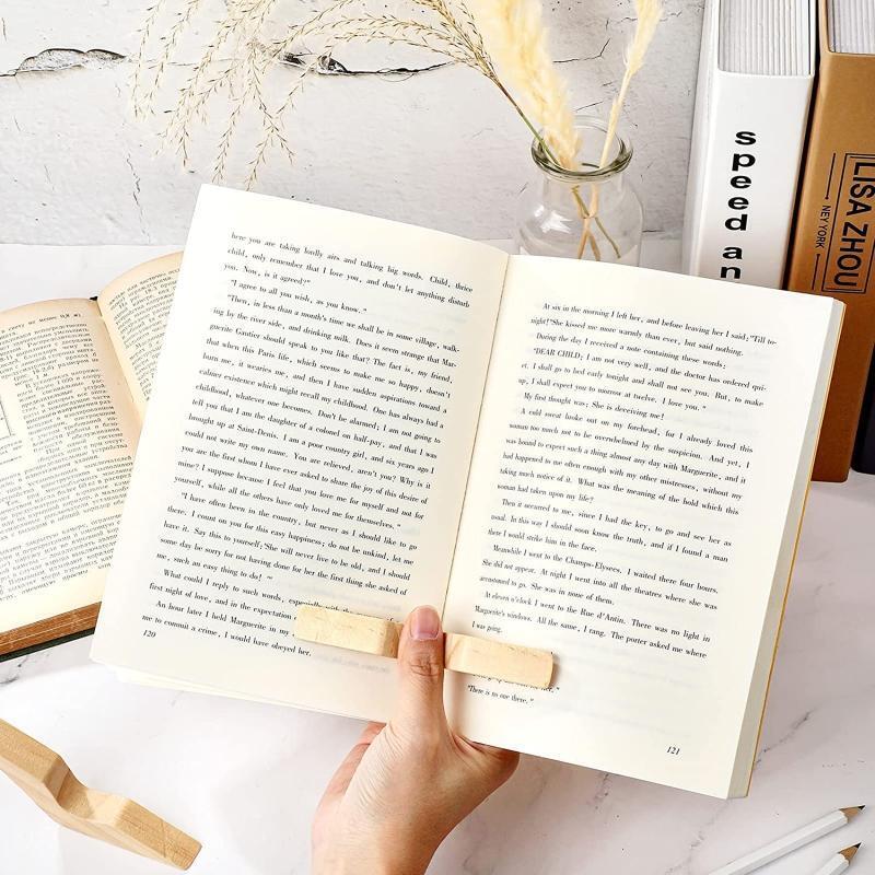 Practical Thumb Bookmark Page Spreader Reading Helper for Office Workers Staffs