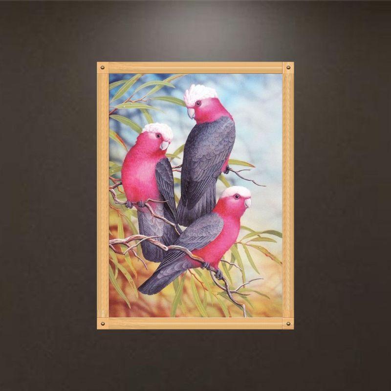 Parrot 5D DIY Diamond Painting Embroidery Cross Craft Stitch Kit Home Wall Decor