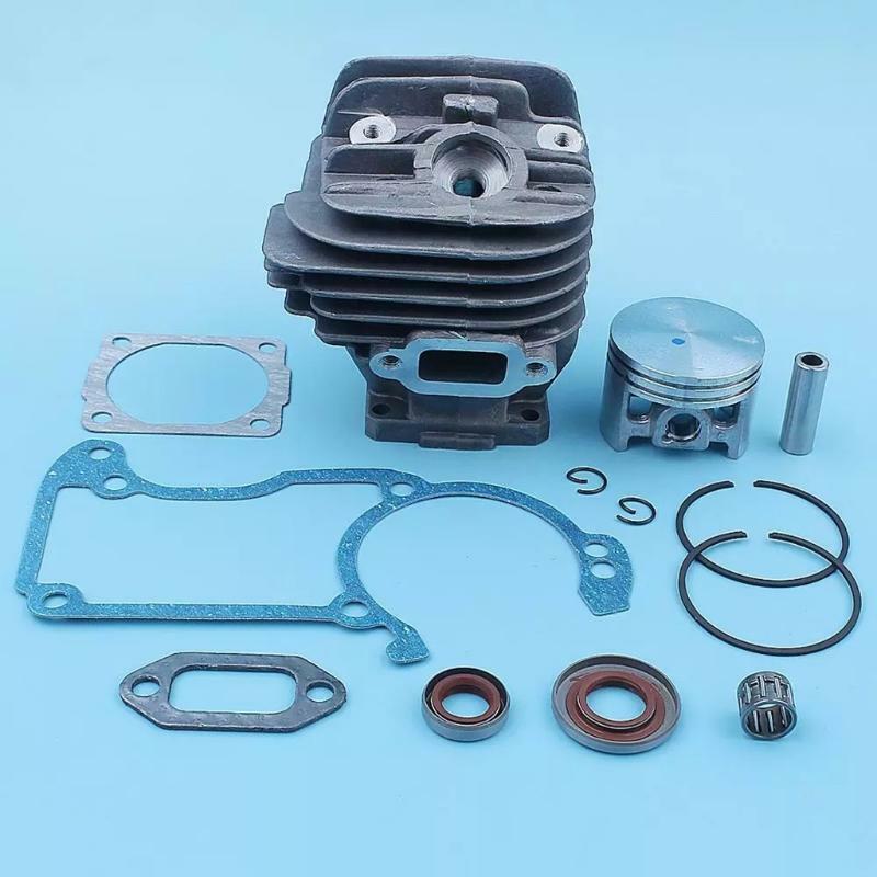 44.7mm Big Bore Cylinder Piston & Oil Seal Gaskets Kit Fit For 026 026PRO MS260