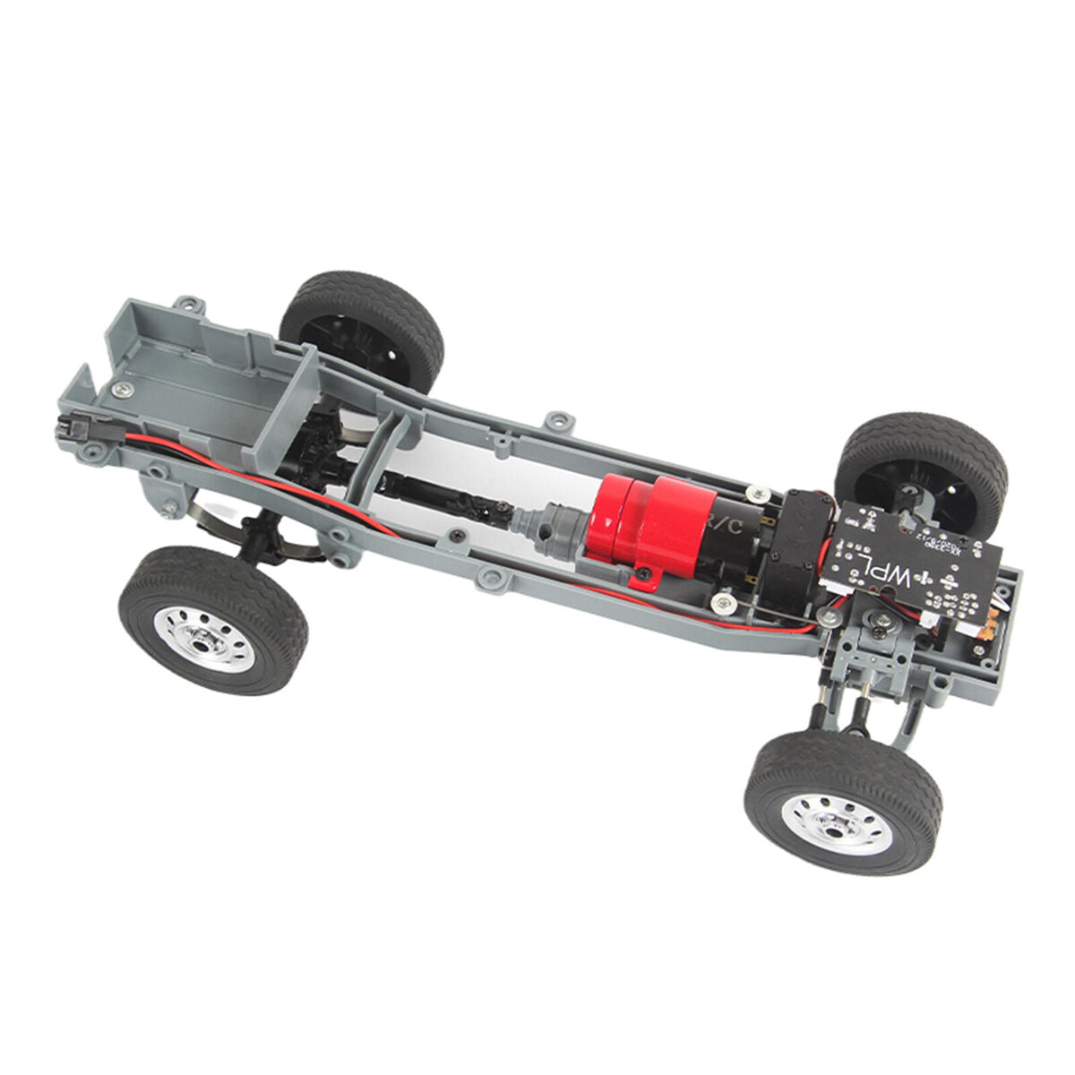 Full Metal Gearbox W/ 370 Brush Motor for WPL D12 Truck Off-road RC Car Parts