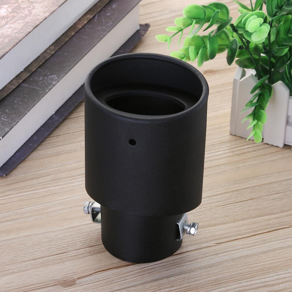 58mm Universal Black Stainless Steel Car Rear Exhaust Pipe Tail Muffler Tip