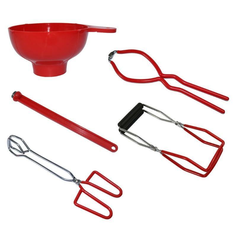 Wide Mouth Canned Bottle Anti-Scalding Clip Set Funnel Canning Jar Lifter Tongs