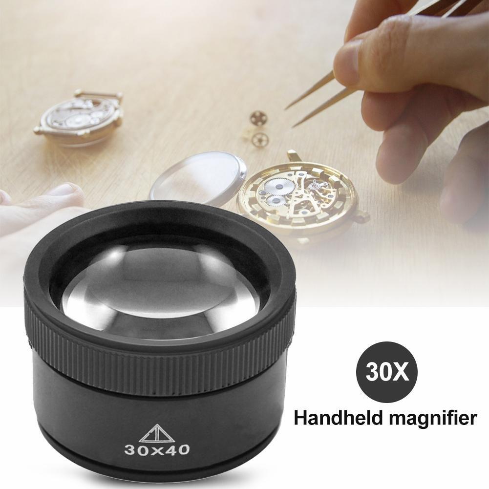30X Monocular Magnifying Glass Mini Loupe Lens Jewely Magnifier (30x40mm)