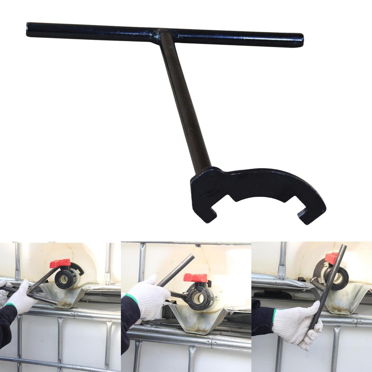 Durable Ton Barrel Valve Wrench Opener Lid Wrench Iron Tool Supplies