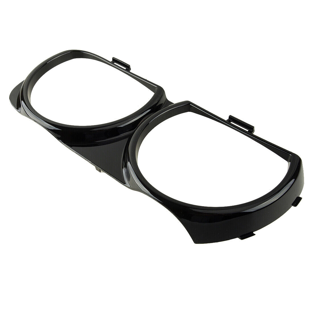 Black Right & Left Headlight Lamp Bezel Frame Trim fit for Dodge Challenger