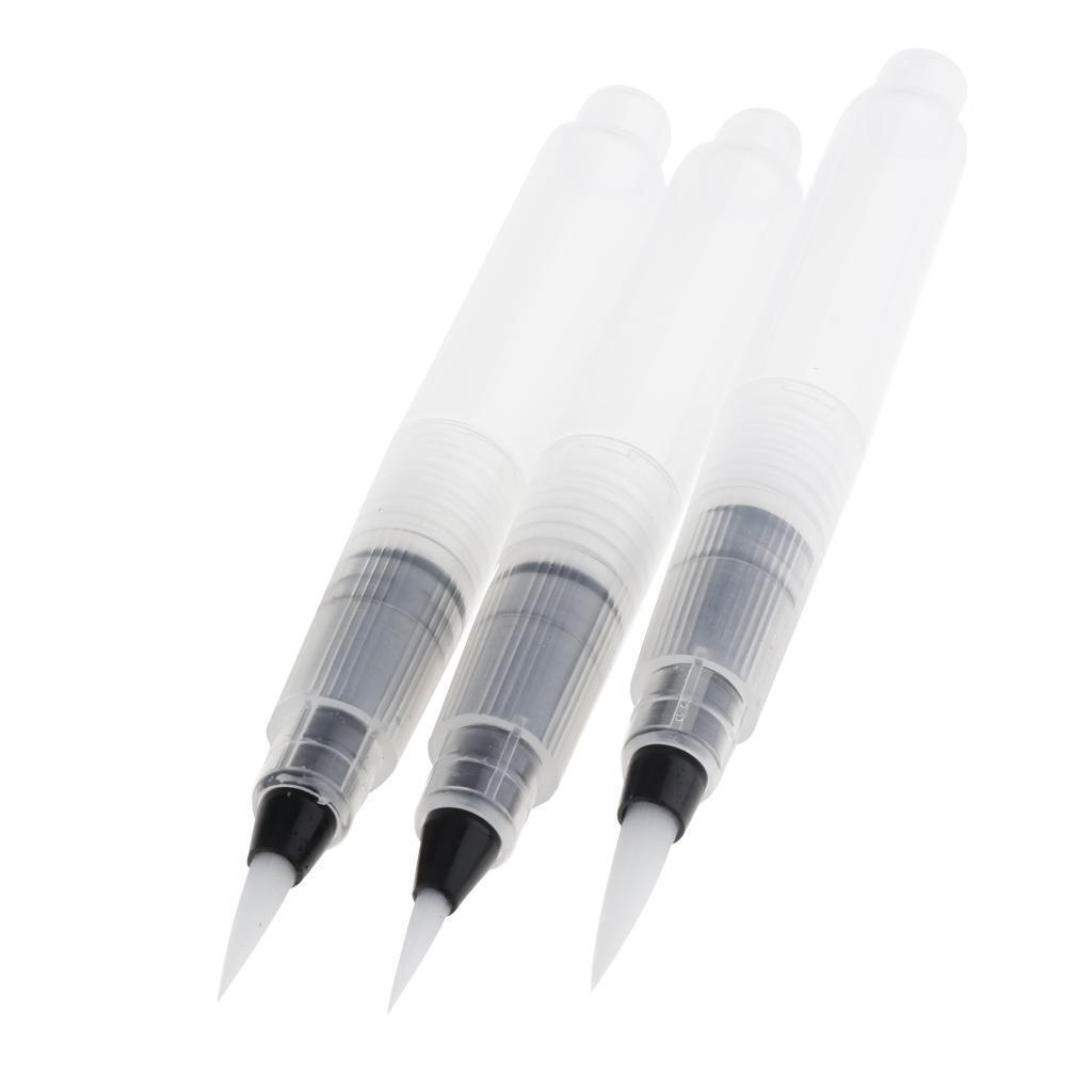 3x Refillable  Ink   Painting Watercolor Drawing Marker Pen