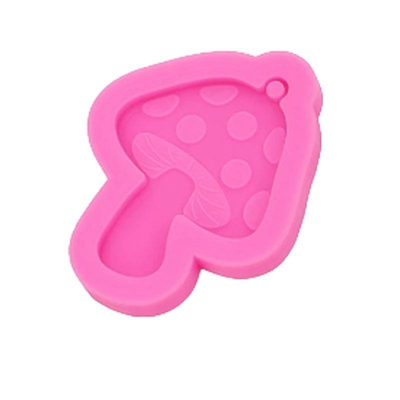 Mushroom Keychain Molds Keychain Jewelry Making Tool 10Pcs Chain 20Pcs Jump Ring
