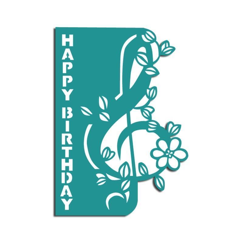 Musical Note Edge Boarder Metal Cutting Dies Stencil DIY Scrapbooking Template