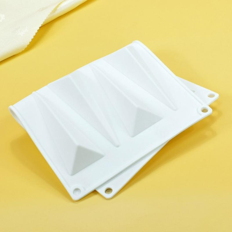 Triangular Diamond Shape Mold Craft Cake Chocolate Clay Soap Decorating Gift
