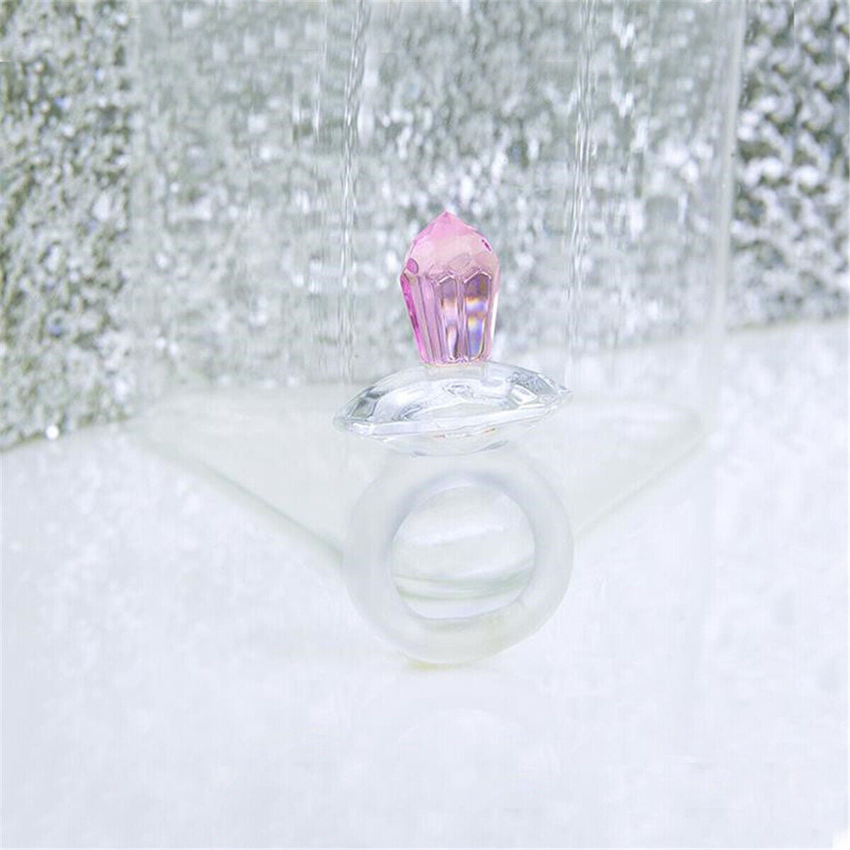 Crystal Pacifier Girl Boy Baby Shower Christening Wedding Party Favor Gift Dummy