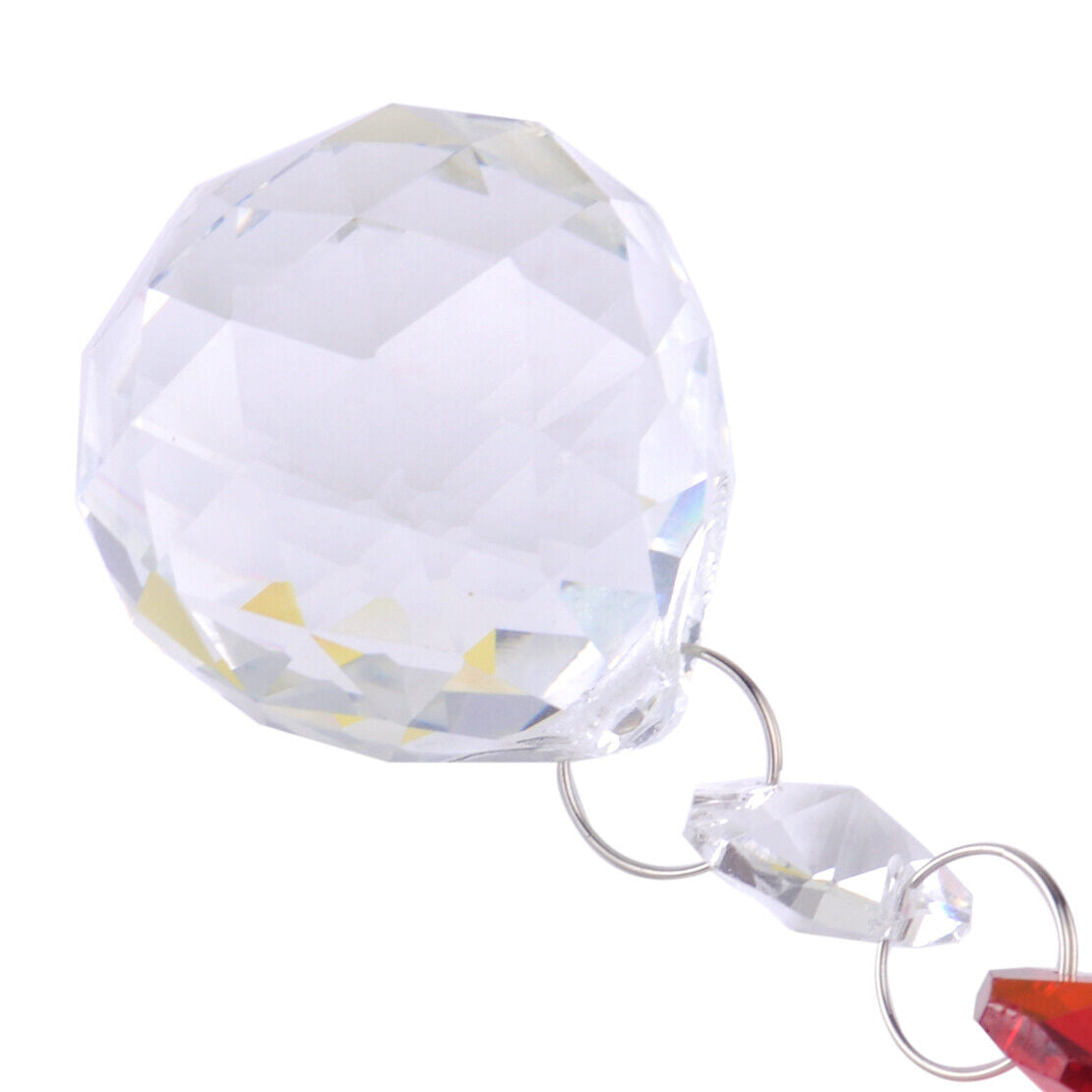 20cm Rainbow Suncatcher Crystal Ball chandelier Lamp Prism Pendants Wedding Li
