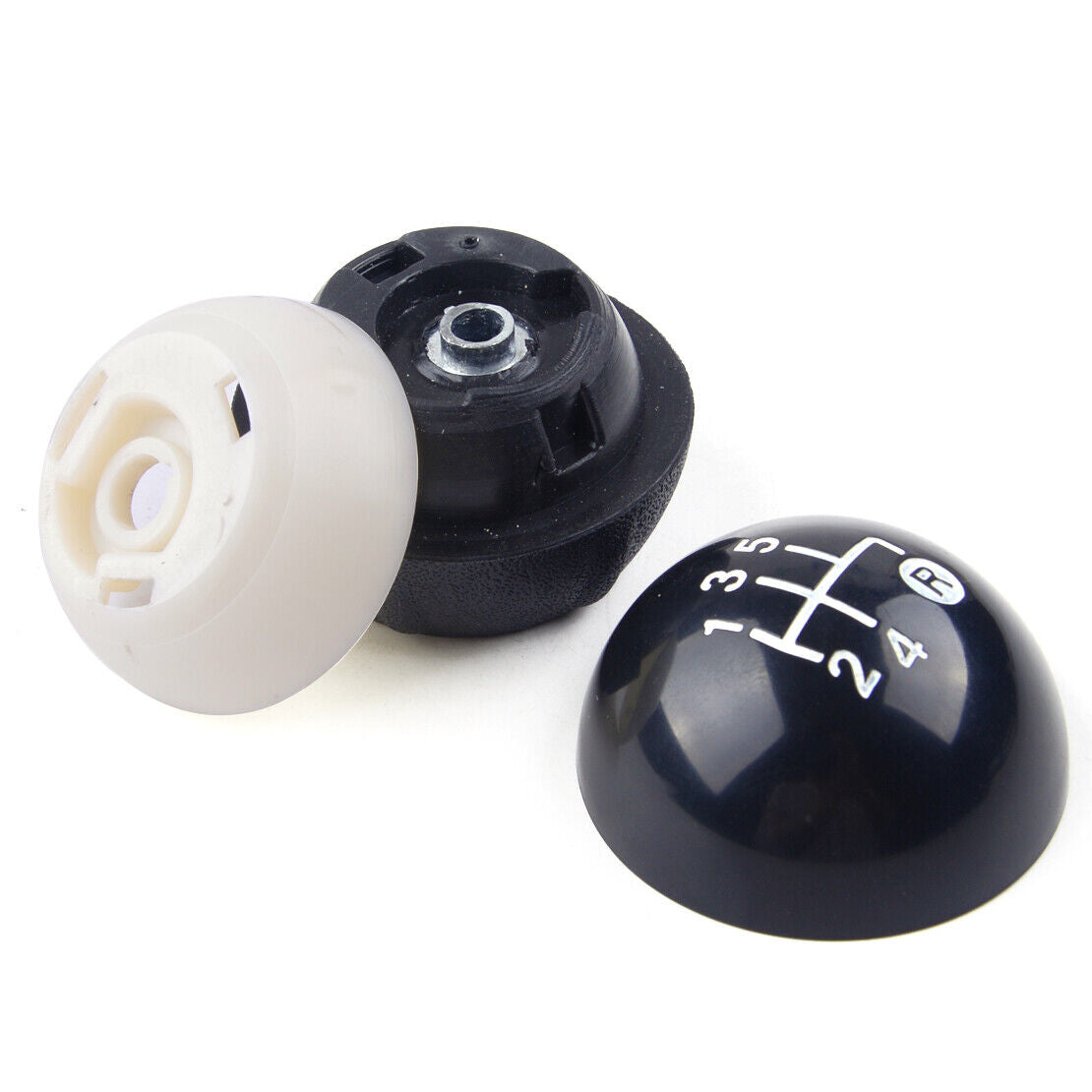 5 Speed Gear Shifter Shift Head Knob fit for Fiat 500 500c 2012-2013 Lid