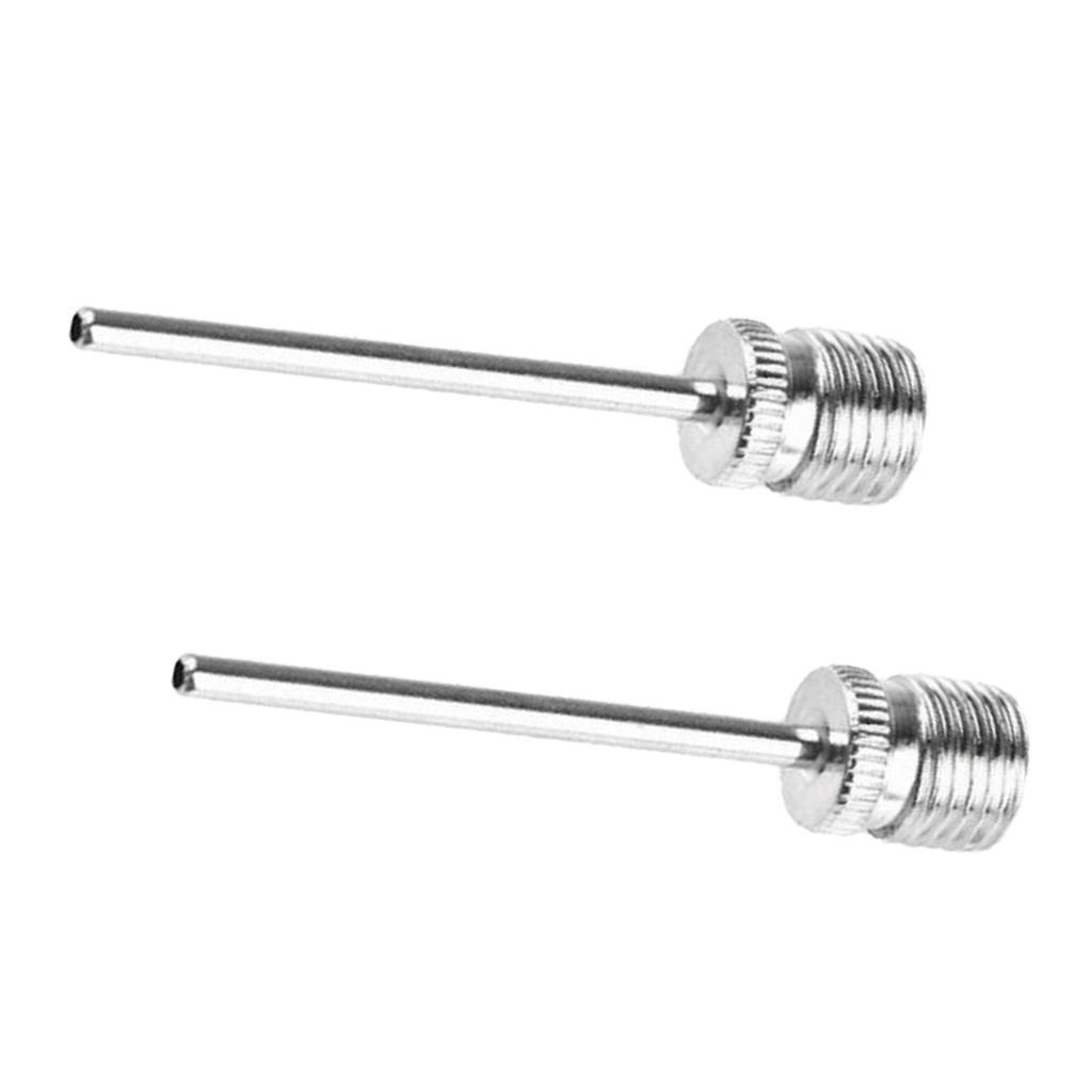 2 Pieces Football Basketball Ball Inflating Air Pump Needle Adaptor