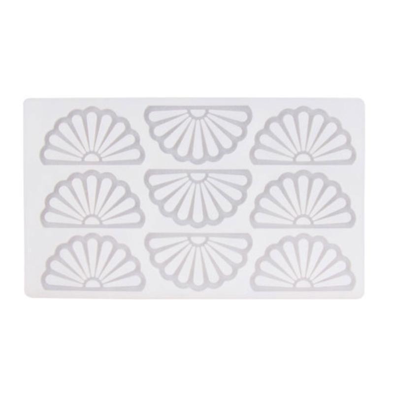 9 Cells Candy Molds Baking Gadgets Hollow Shell Shaped Gift for DIY Baking Lover