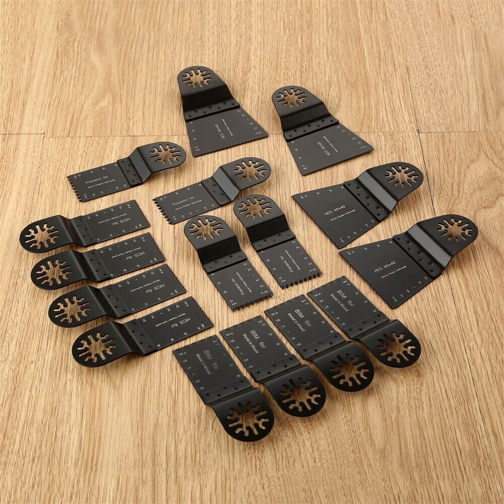 16x Oscillating Multi Tool E-cut Bi-metal Saw Blades For Fein Multimaster Makita