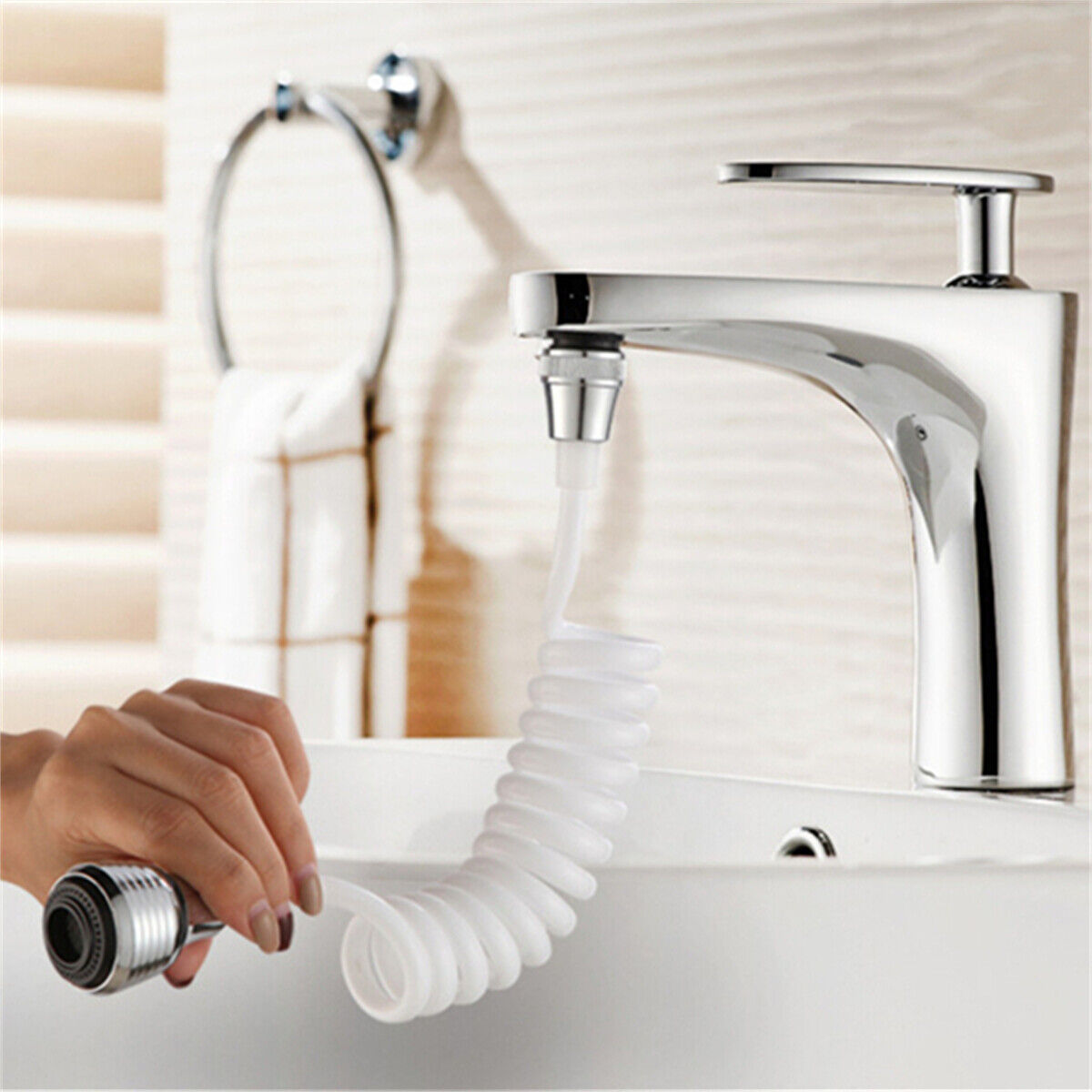 Long Hose Faucet Extender Nozzle Flexible Saving Taps Adapter Sink Spray Bubbler