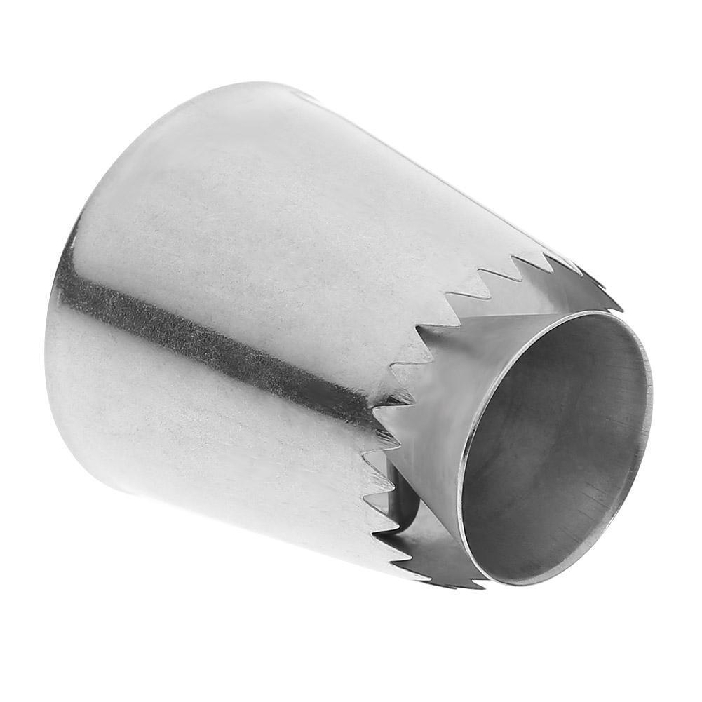 Lomia Cookie Decoration Mouth Icing Piping Tips Stainless Steel Nozzle(B)