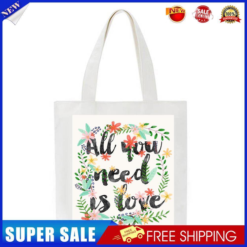 Calligraphy and painting Printed Canvas Tote Bag (35*38cm)