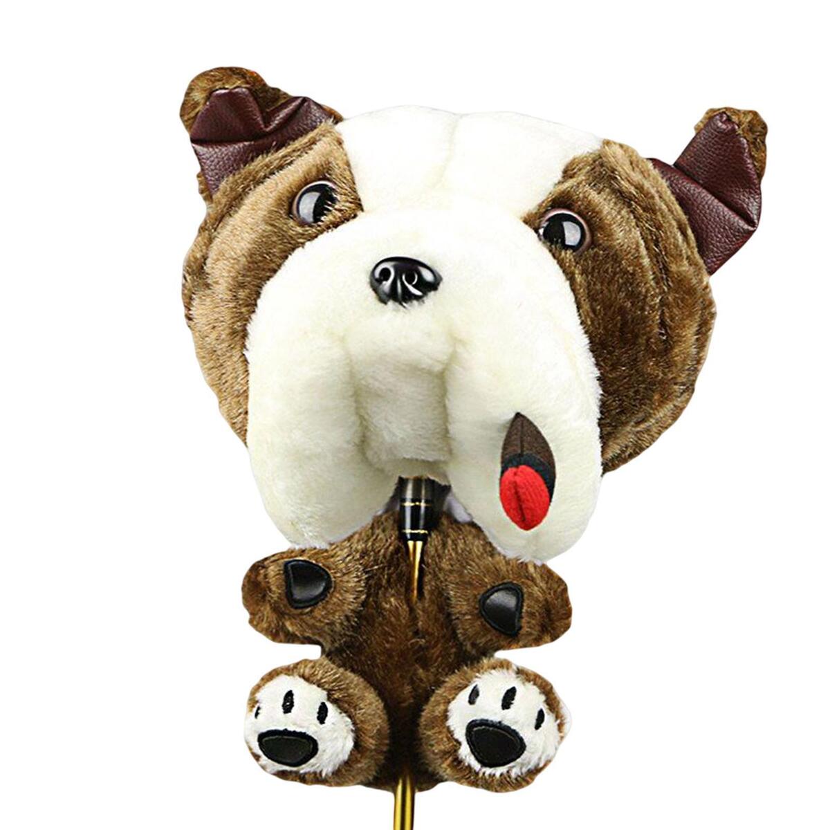 Dogs Golf Club Headcover Wood Head Covers for 460cc Driver Long Durable