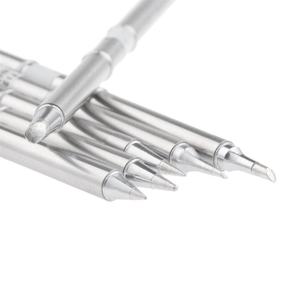Replace 6Pcs Soldering Solder Iron Tips T12 Series Iron Tips Welding Repair Tool