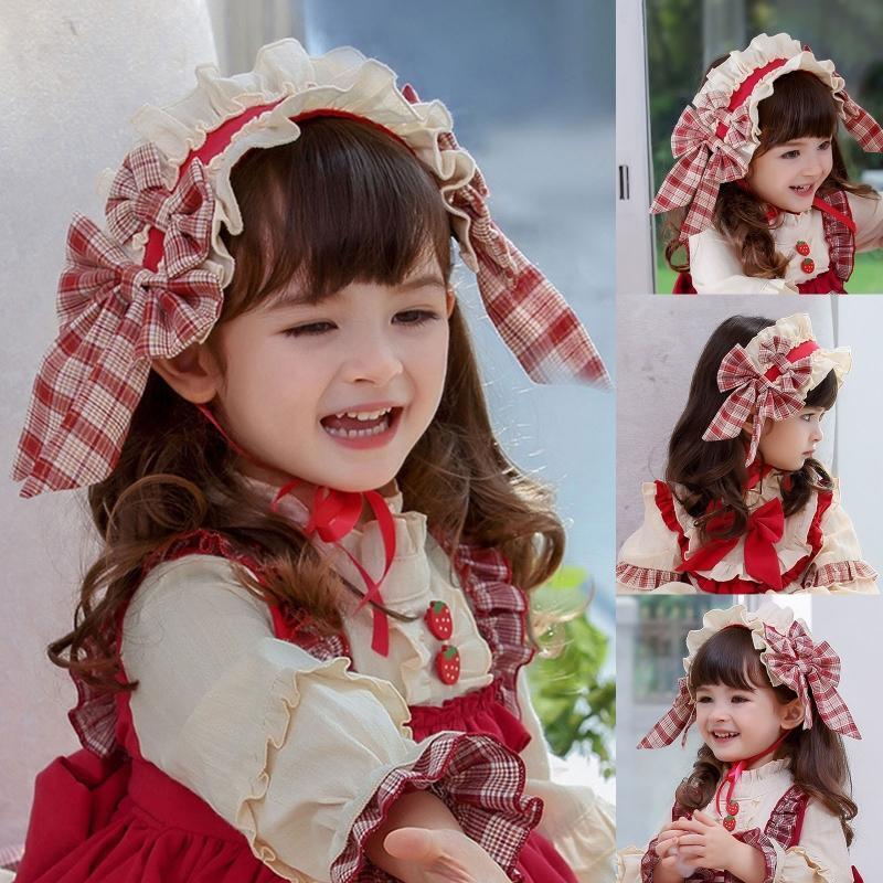 Children Princess Lolita Hairband Baby Bow Hairband Infant Hair Wear Accessories