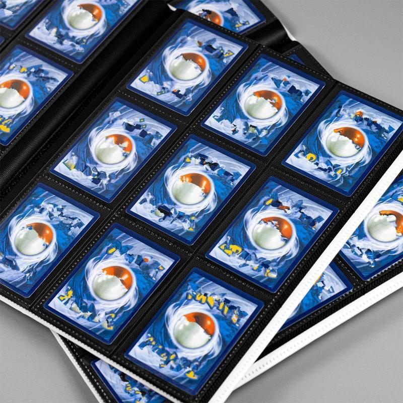 Trading Card Album Folder, 360 Degree Loading Pocket Album Pages Binder for Card