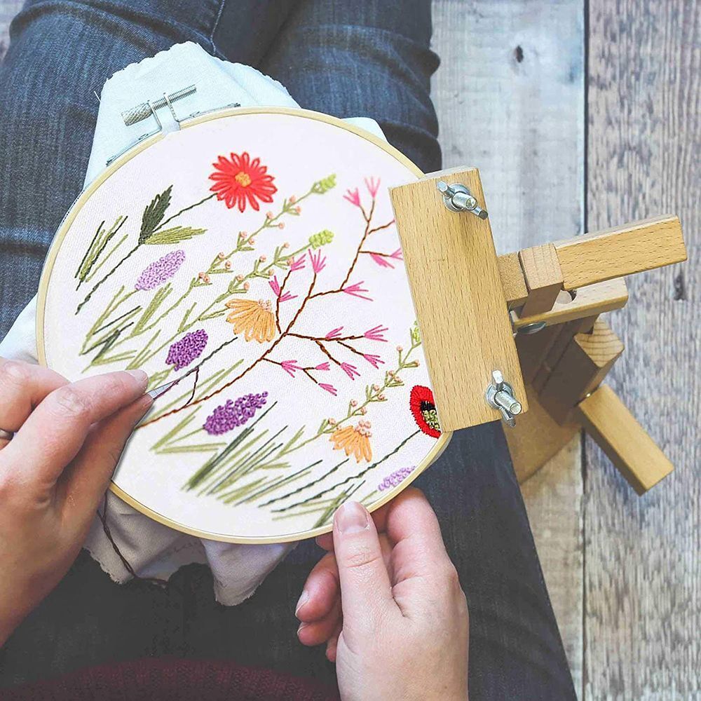Decoration Embroidery Kit Cross Stitch Cloth Threads Tools DIY Starter Suits
