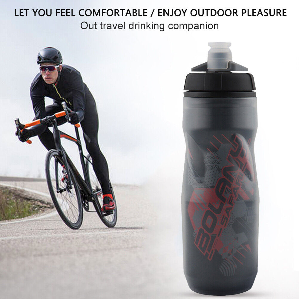 Cycling Water Sport Cooler Bottle Outdoor Drinking MTB Bike Kettle (Red)