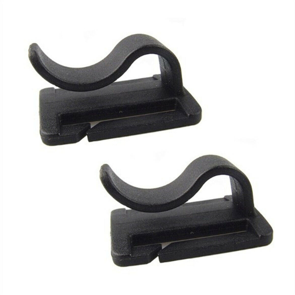 2X Clip DrinkingTube Hydration Bladder Pipe Clip For Water Pack Bag 360° Rotate