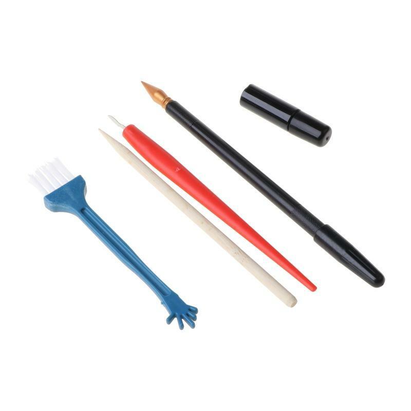 5Pcs Painting Drawing Scratch Arts Set Stick Scraper Pen Tools Creative DIY New