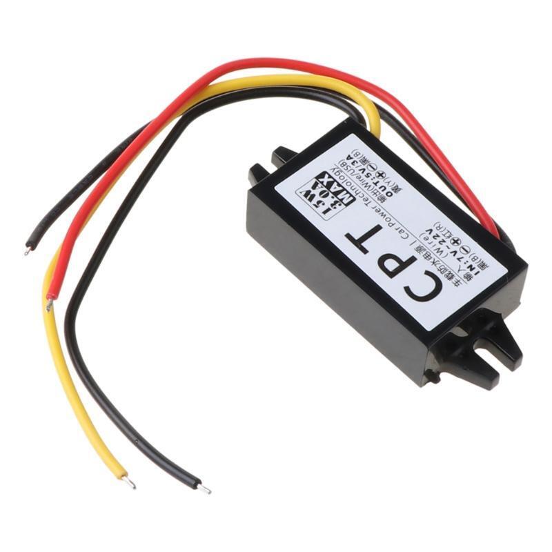DC/DC Converter Regulator 12V To 5V 3A 15W Car LED Display Power Supply Module