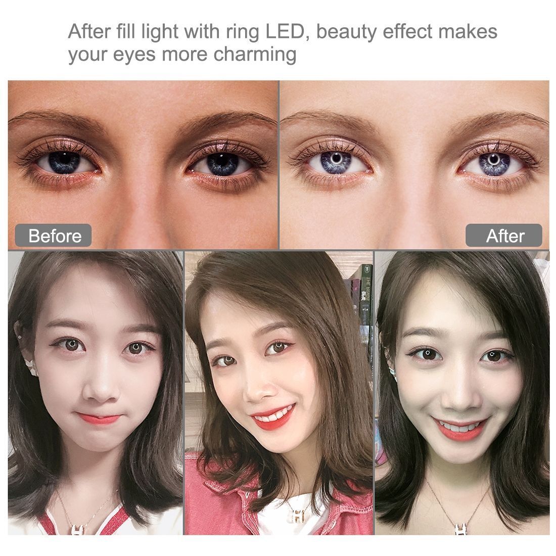 Ring Light Video Light Tripod Stand Holder Fill Light For YouTube Tik Tok