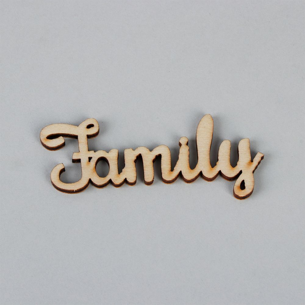 Tree Crafts Home Decor Wedding Wooden Letters Family Word DIY Decorations